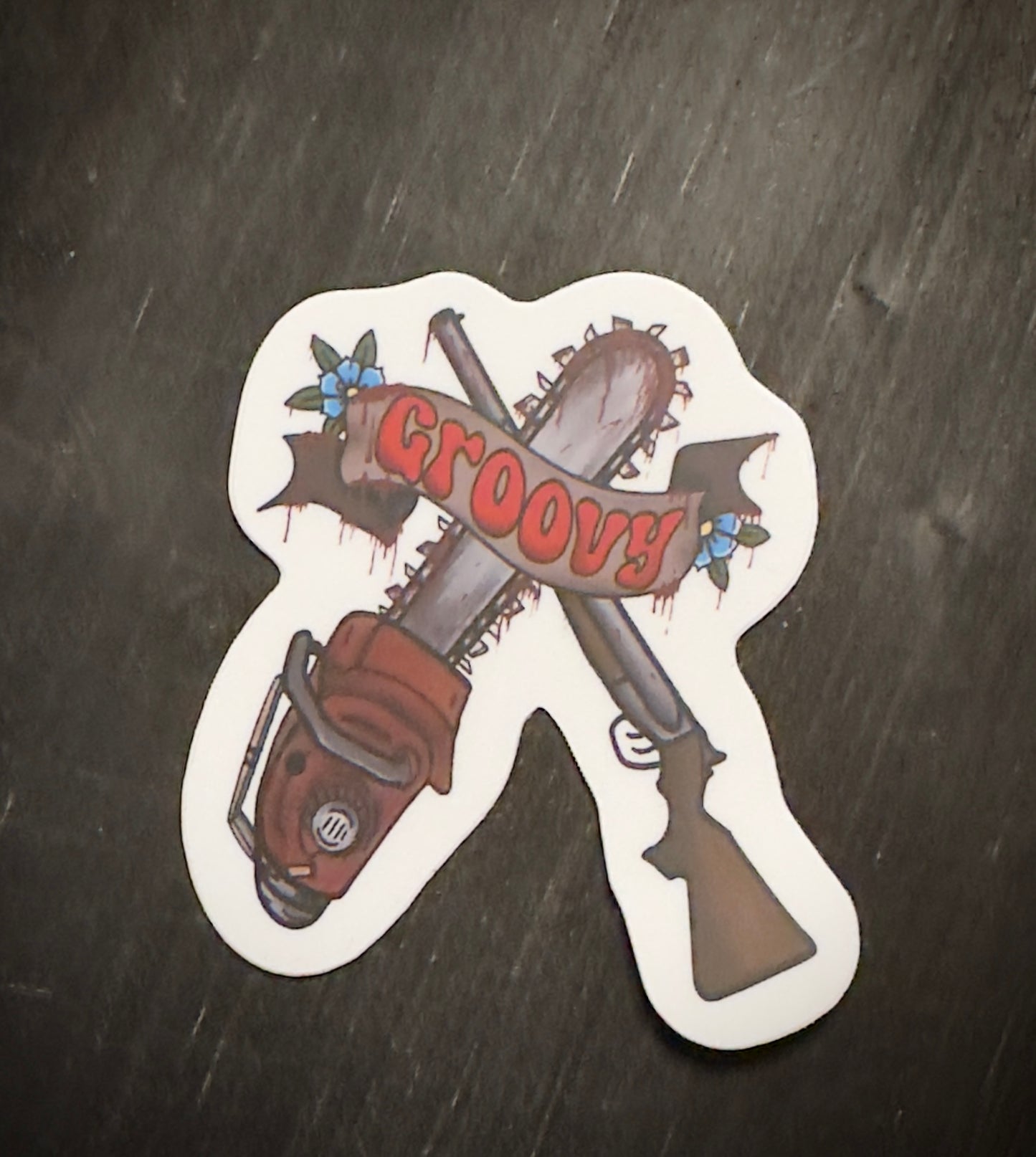 Groovy - Evil Dead | Matte Sticker