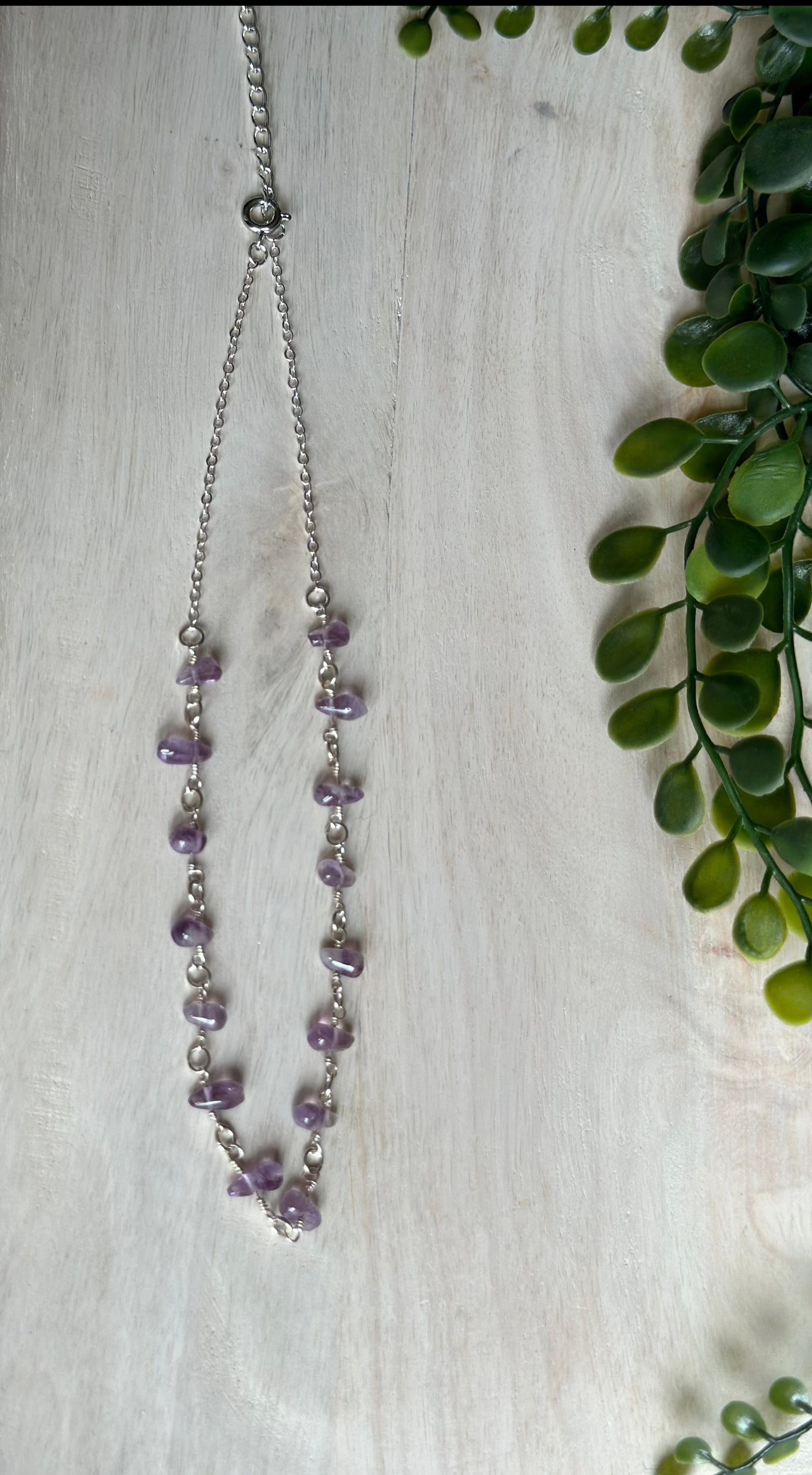 Amethyst Drops | Crystal Necklace