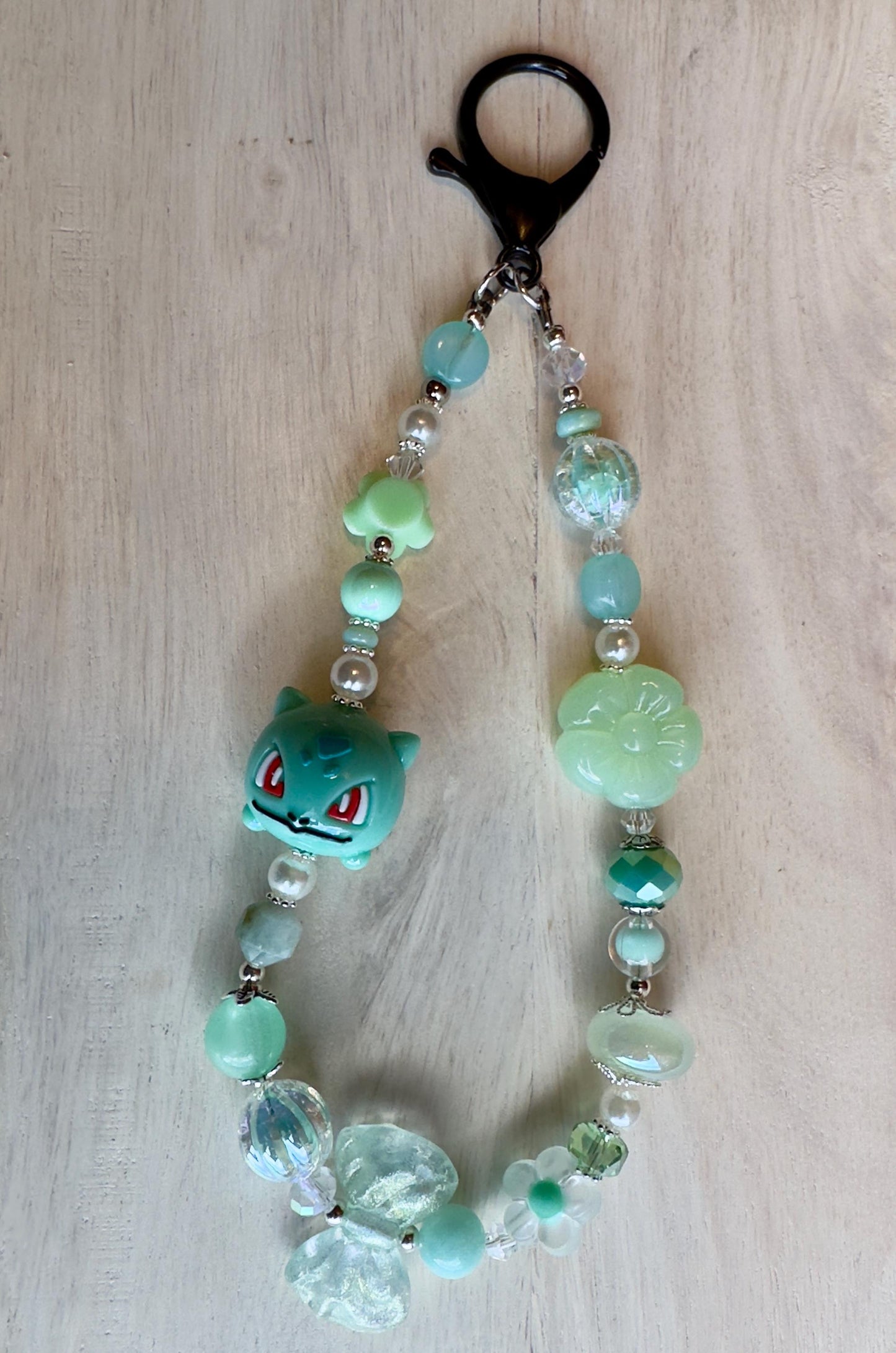 Pokemon Beaded Bag Charm Keychain