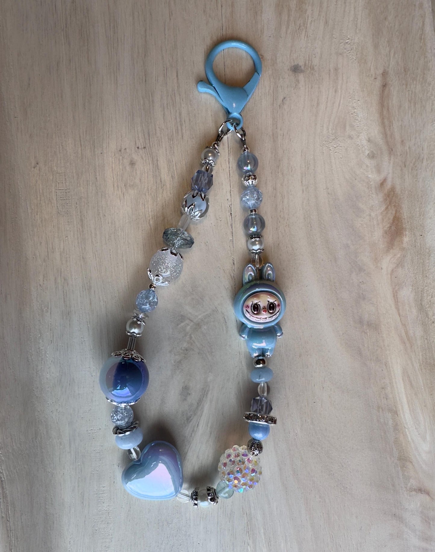 Labubu Beaded Bag Chain Kawaii Keychain