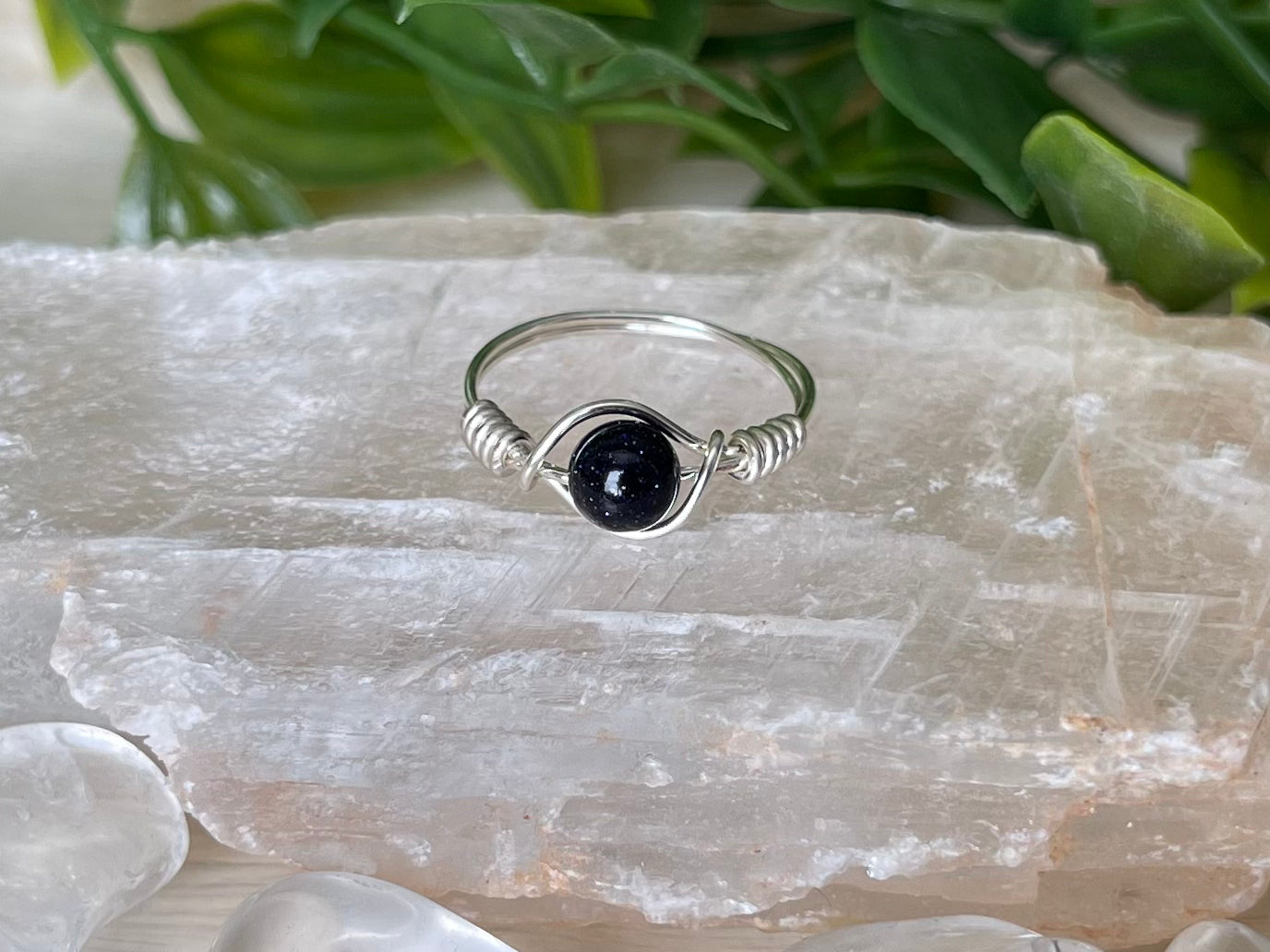 Blue Goldstone | Ring