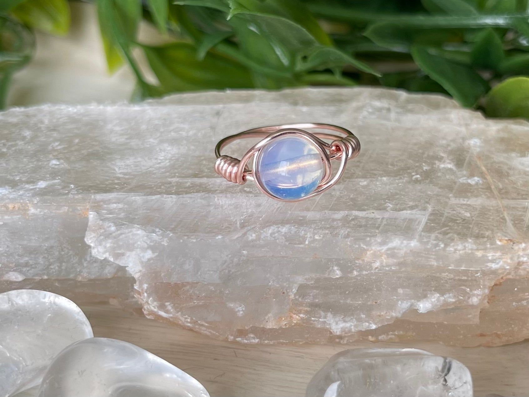 Opalite Ring Gold 13