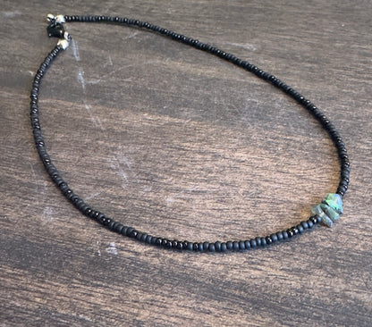 Strange & Unusual | Seed Bead & Crystal Necklace