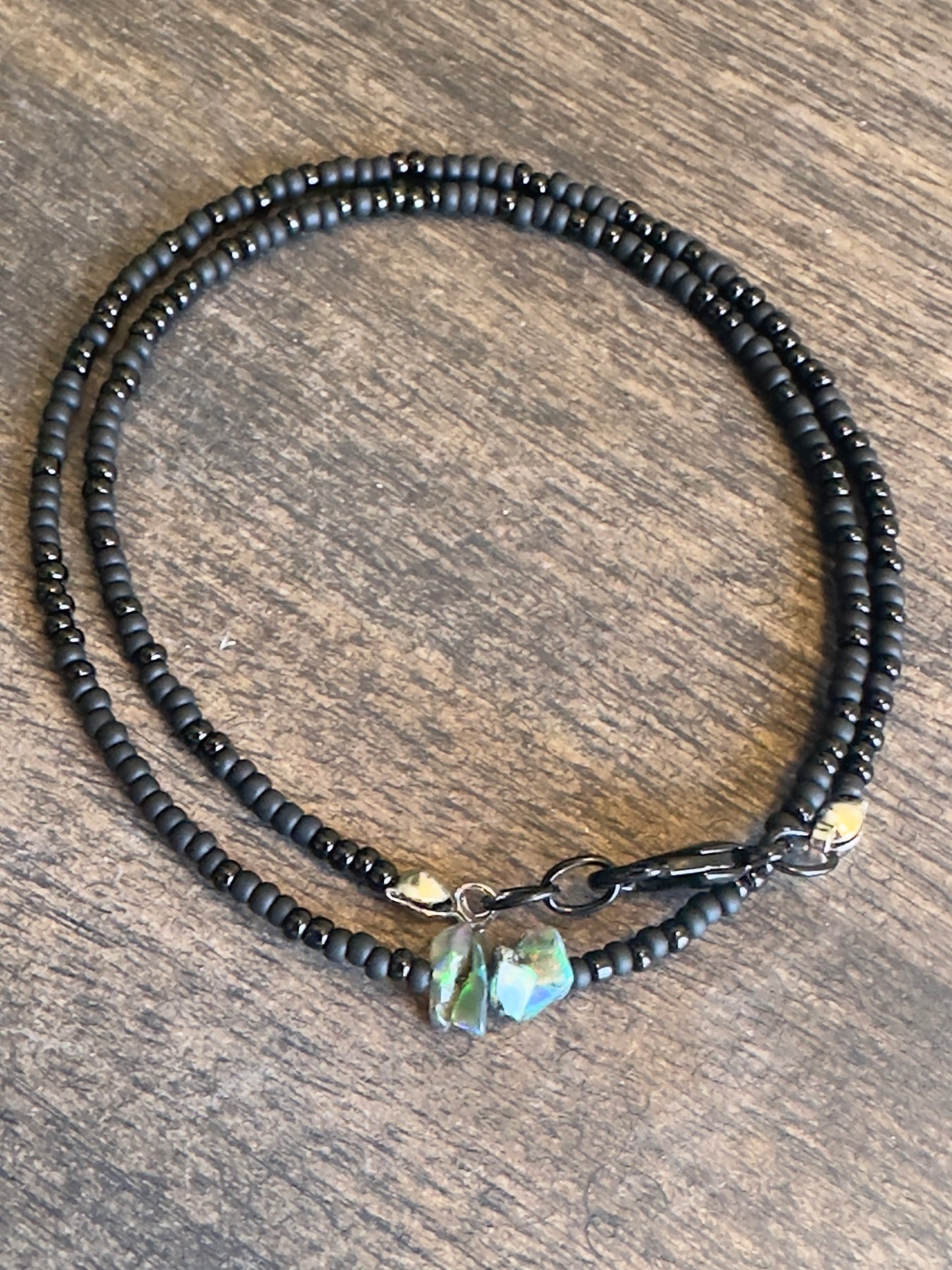 Strange & Unusual | Seed Bead & Crystal Necklace