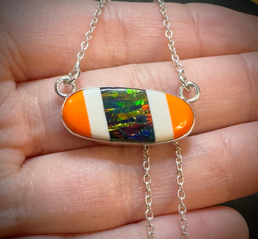 Mina | Opal Pendant Necklace