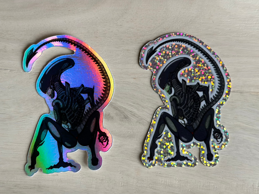 XenoMILF | Small | Glitter, Holographic, or Matte Sticker