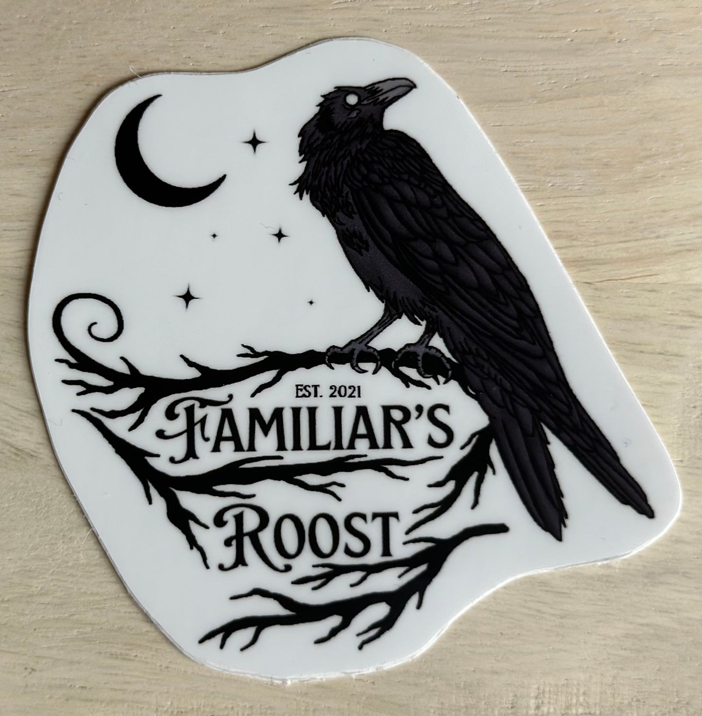 Familiar's Roost | Matte or Glitter Sticker