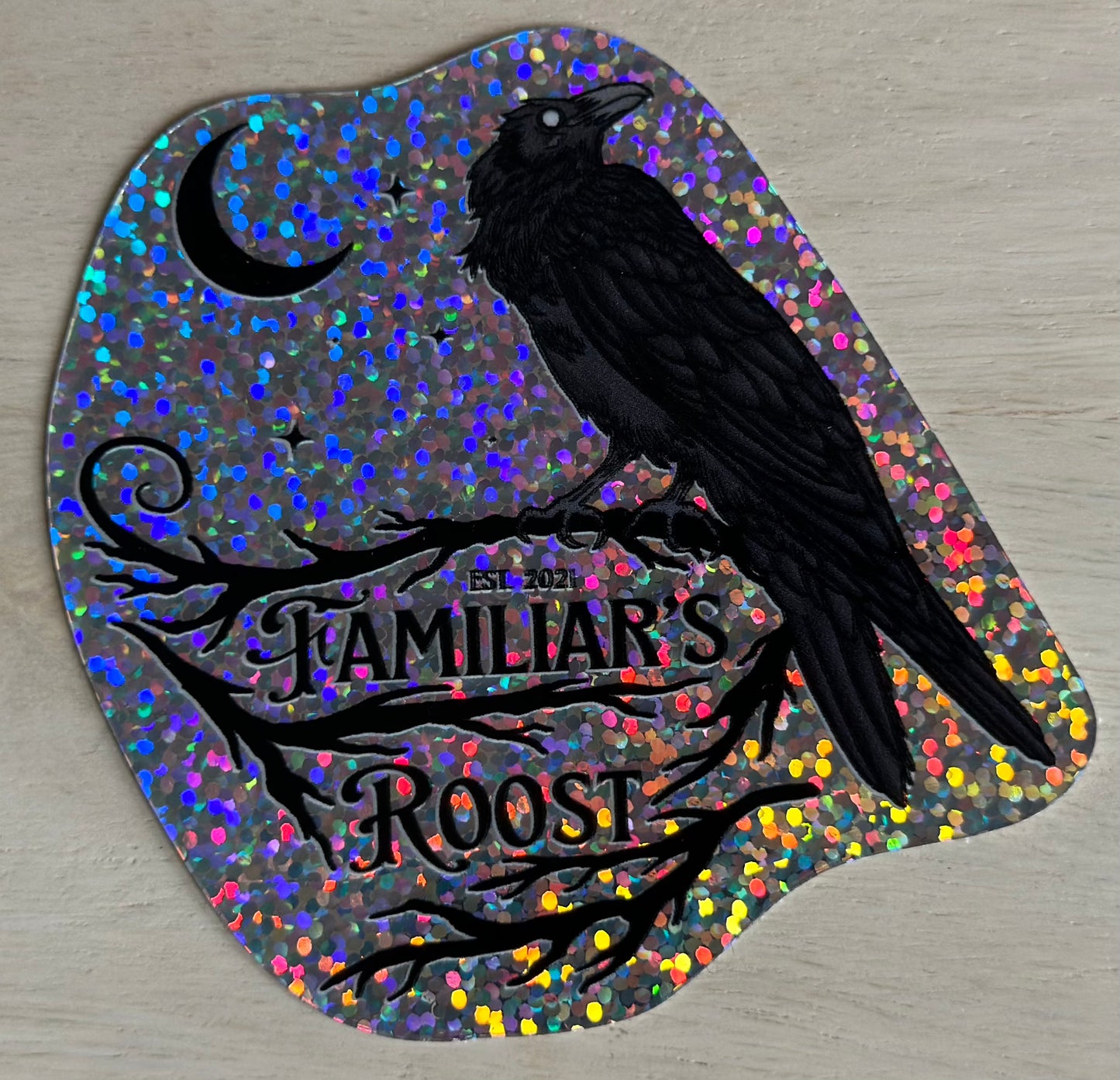 Familiar's Roost | Matte or Glitter Sticker