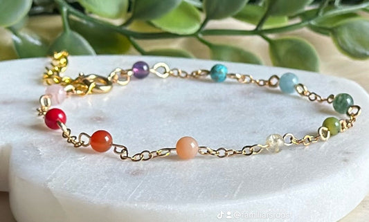 Rainbow Froot | Crystal Bracelet