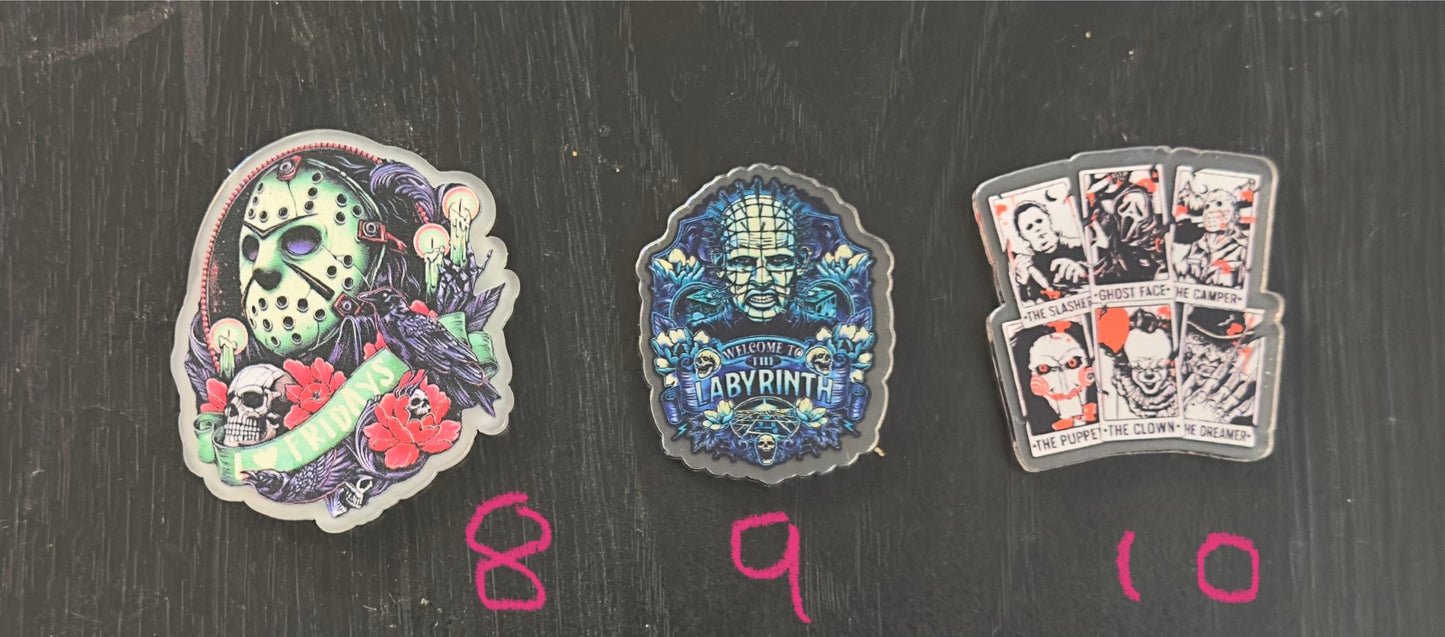 Horror Glitter Needle Minders
