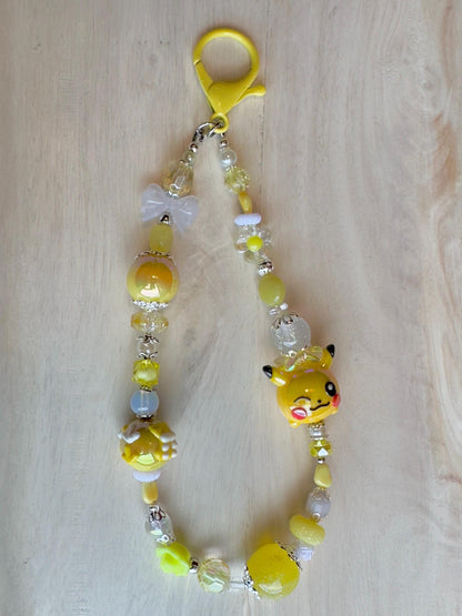 Pokemon Beaded Bag Charm Keychain