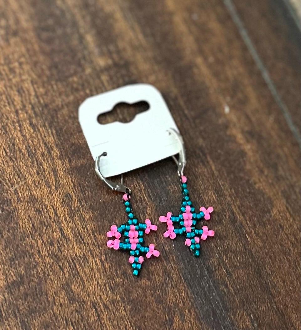 Beaded Lizards | Earrings