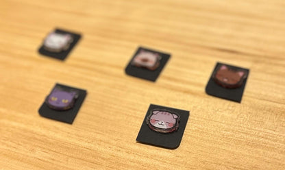 Cat Needle Minders | Cute Cat Face Magnetic Sewing Accessory