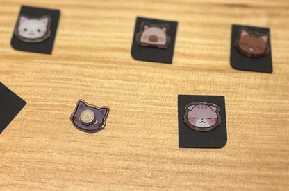 Cat Needle Minders | Cute Cat Face Magnetic Sewing Accessory