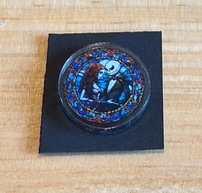 Jack and Sally Needle Minder: Nightmare Before Christmas Magnetic Pin