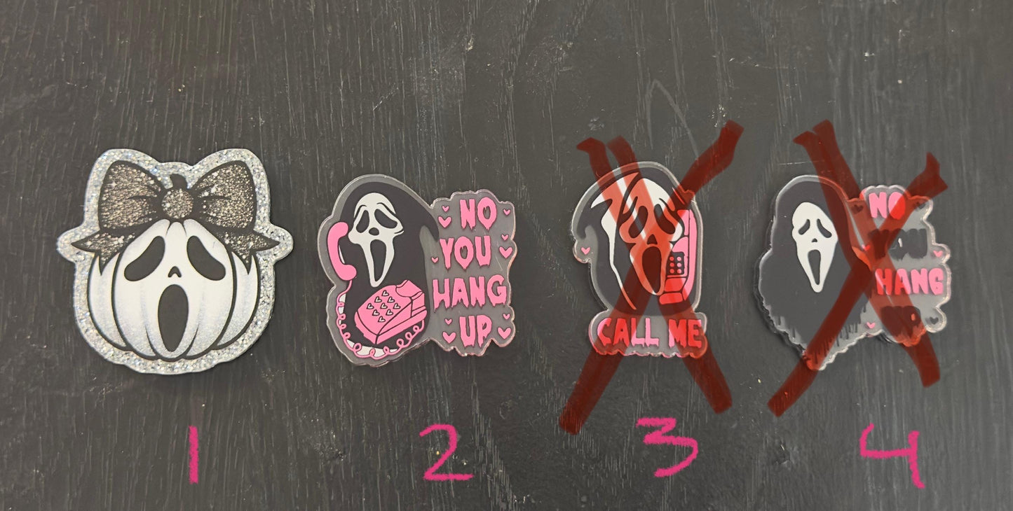 Horror Glitter Needle Minders