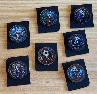Jack and Sally Needle Minder: Nightmare Before Christmas Magnetic Pin
