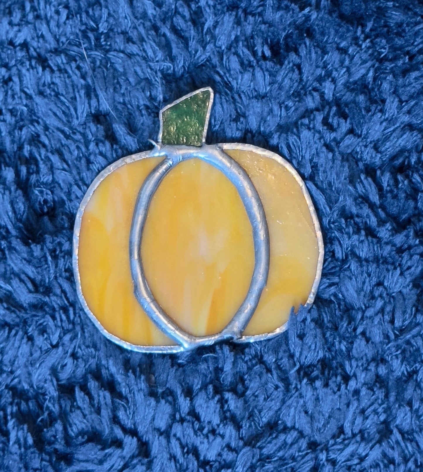 Stained Glass Pumpkin Suncatcher – Autumn Window Decor, Halloween Pumpkin Fall Gift