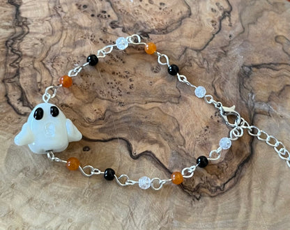 Trick-R-Treat Ghost Bracelet