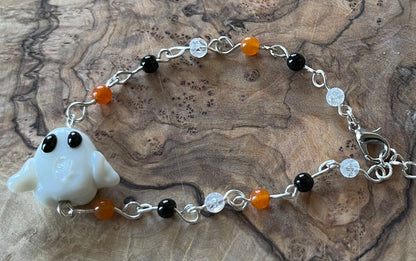 Trick-R-Treat Ghost Bracelet