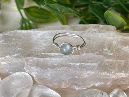 Labradorite | Large Stone Ring