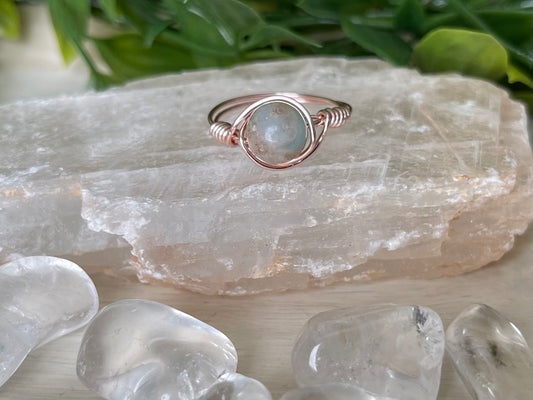 Amazonite | Large Stone Ring