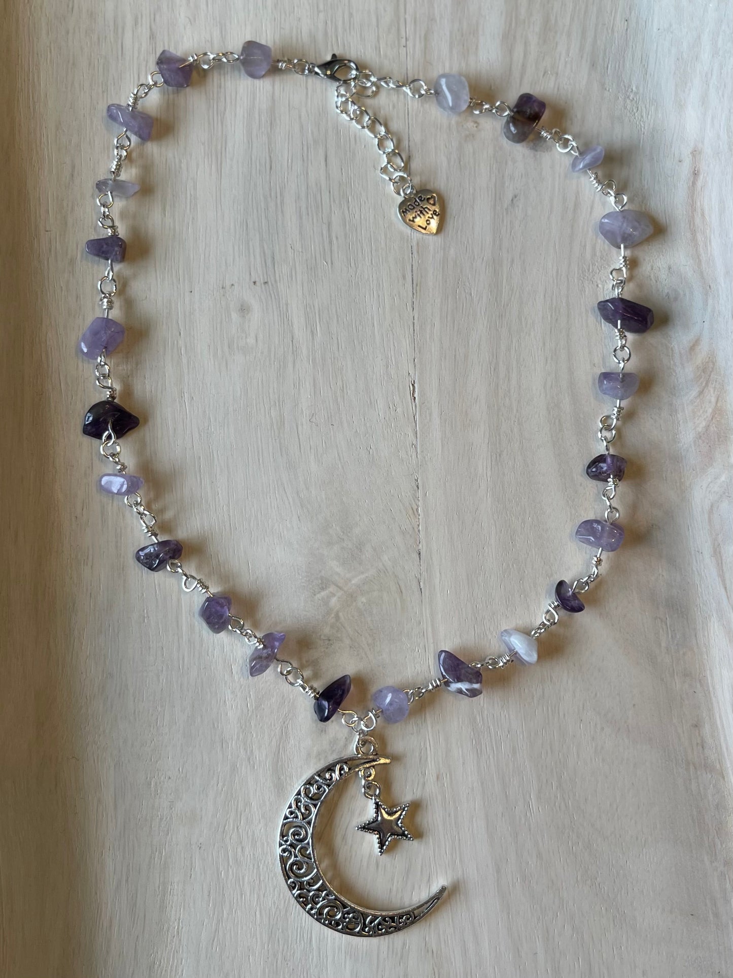 Amethyst Moon | Crystal Necklace