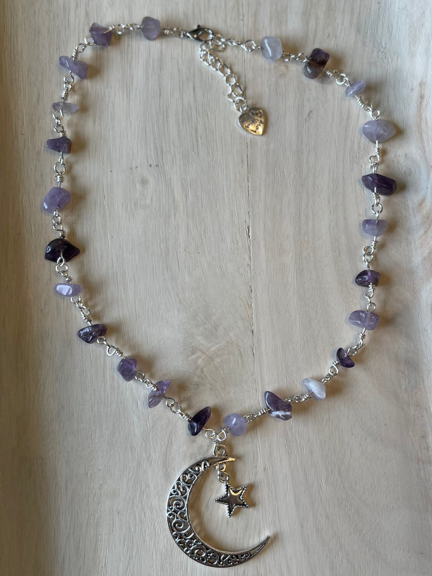 Amethyst Moon | Crystal Necklace