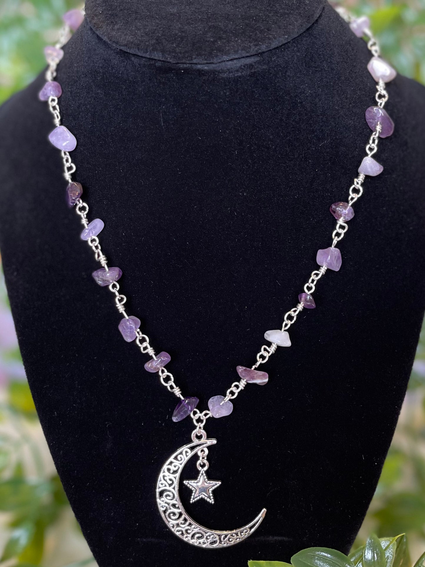 Amethyst Moon | Crystal Necklace