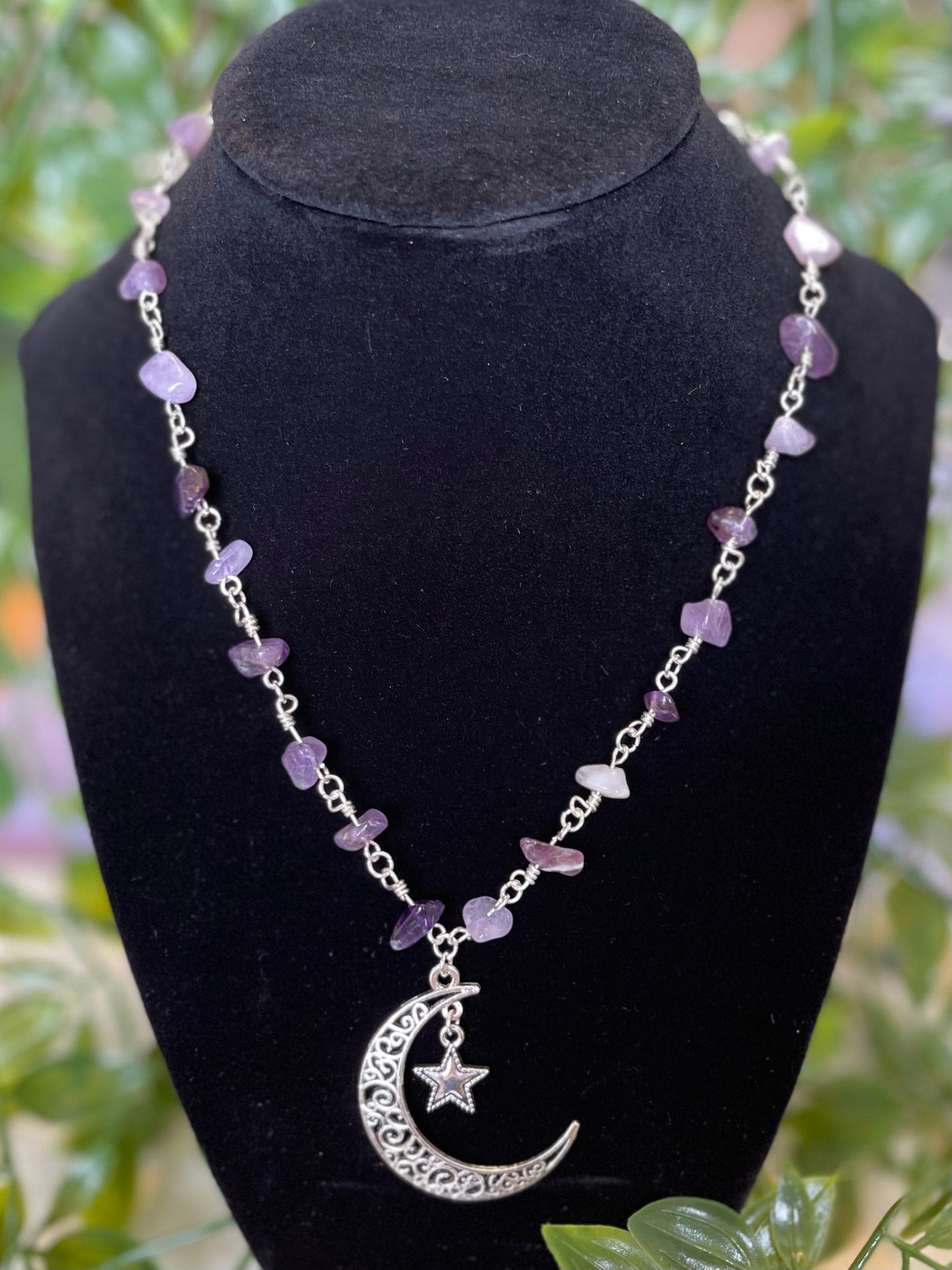 Amethyst Moon | Crystal Necklace