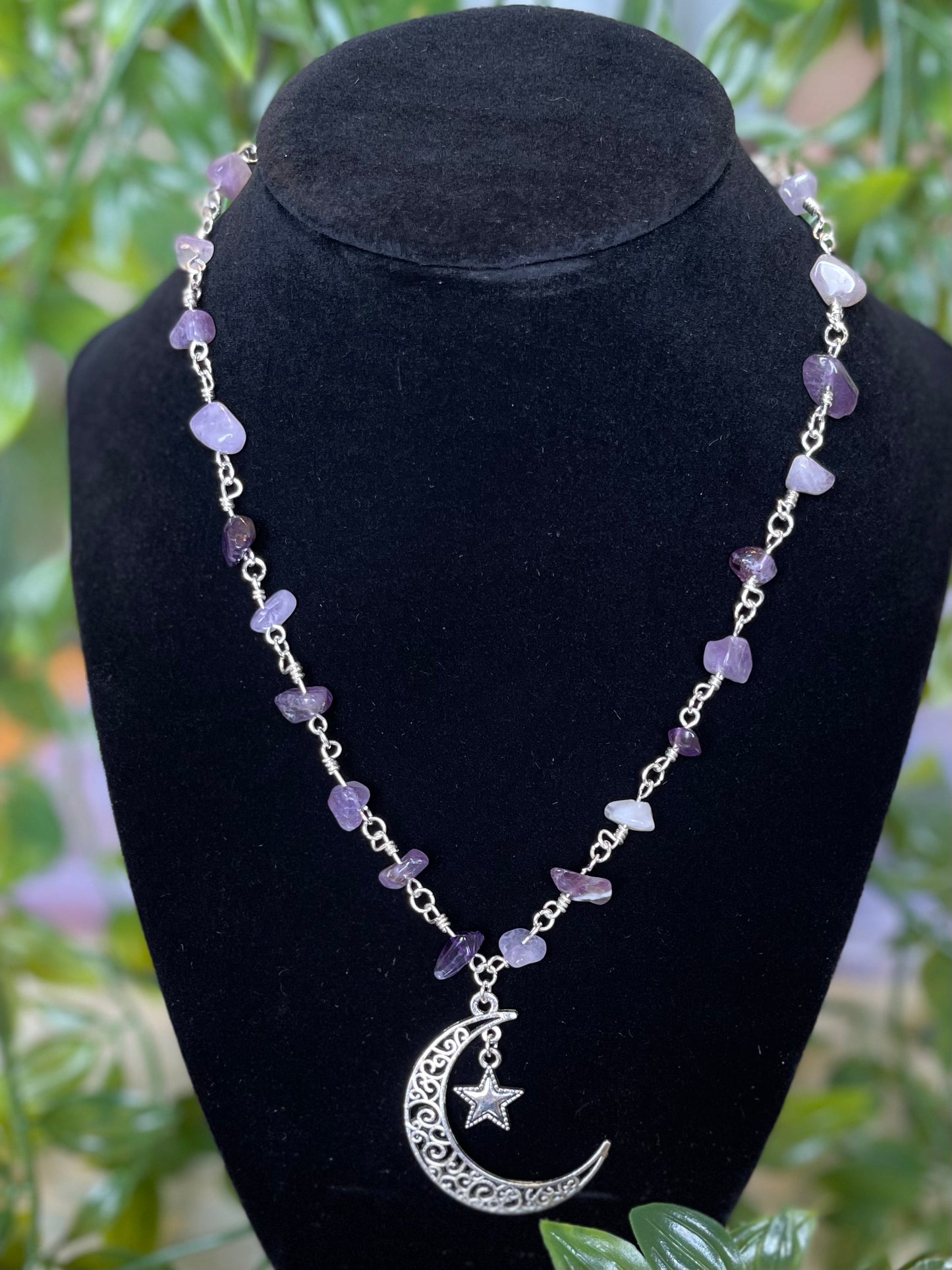 Amethyst Moon | Crystal Necklace