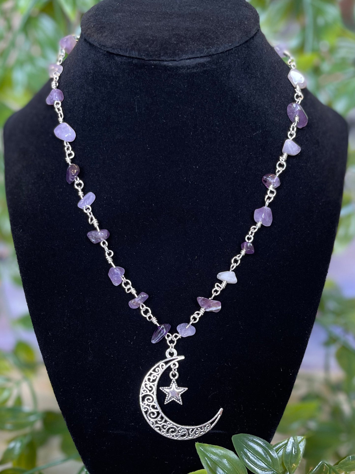 Amethyst Moon | Crystal Necklace