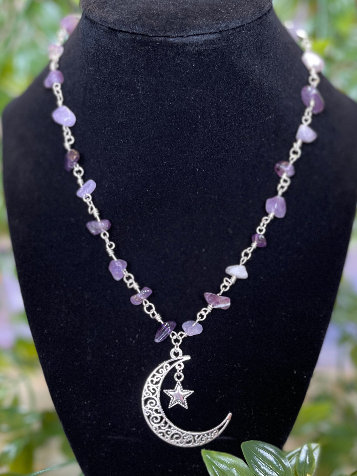 Amethyst Moon | Crystal Necklace