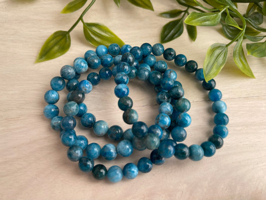 Blue Apatite | Crystal Bracelet