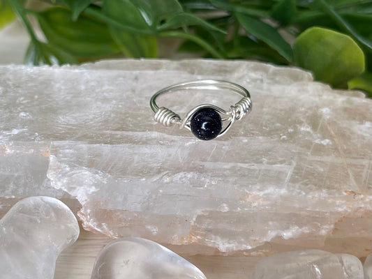 Blue Goldstone | Ring