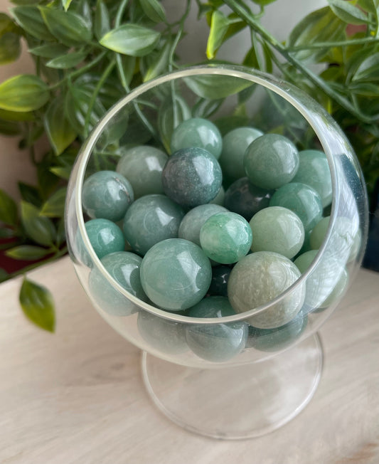 Green Aventurine Spheres