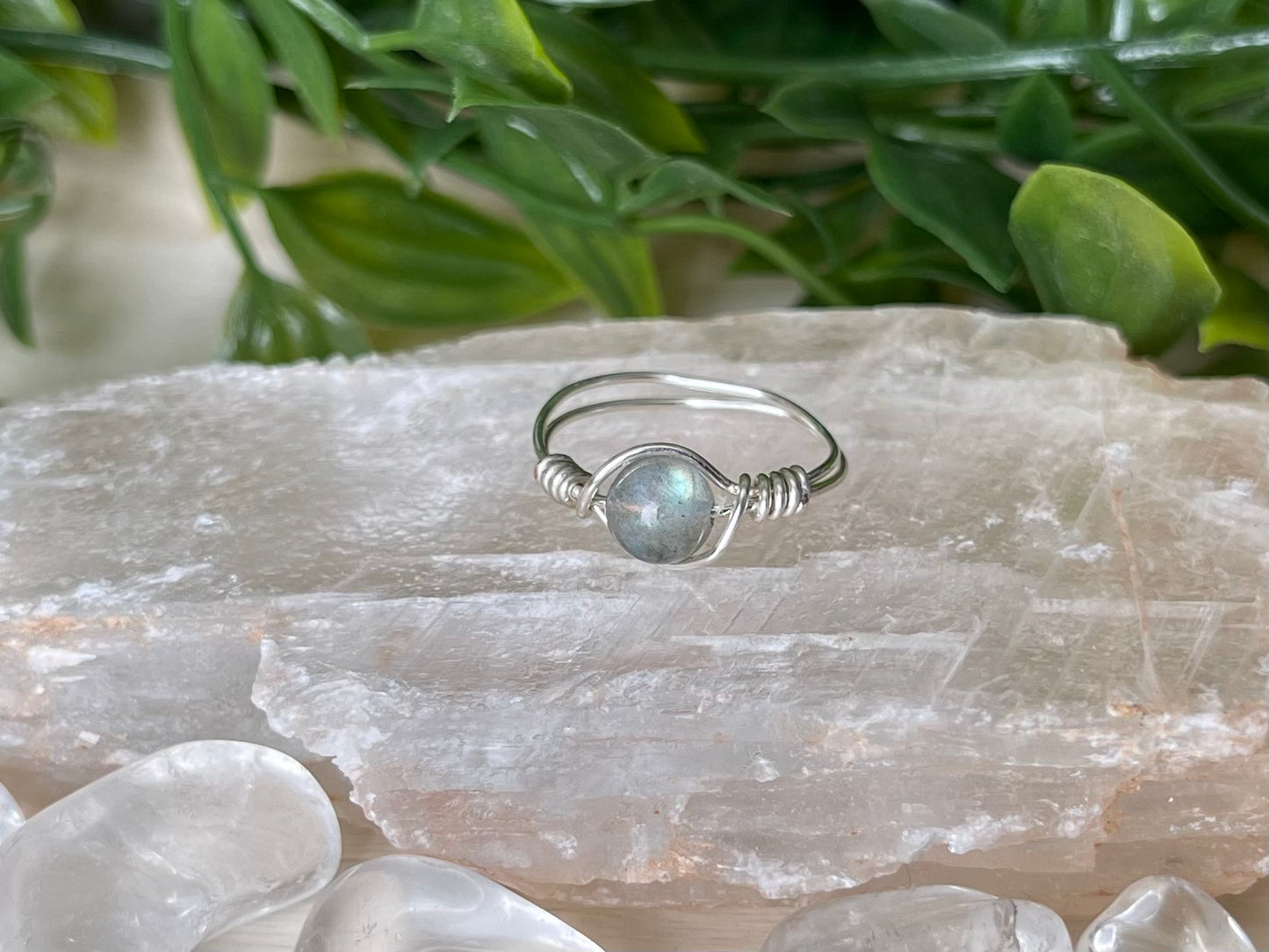 Labradorite | Large Stone Ring