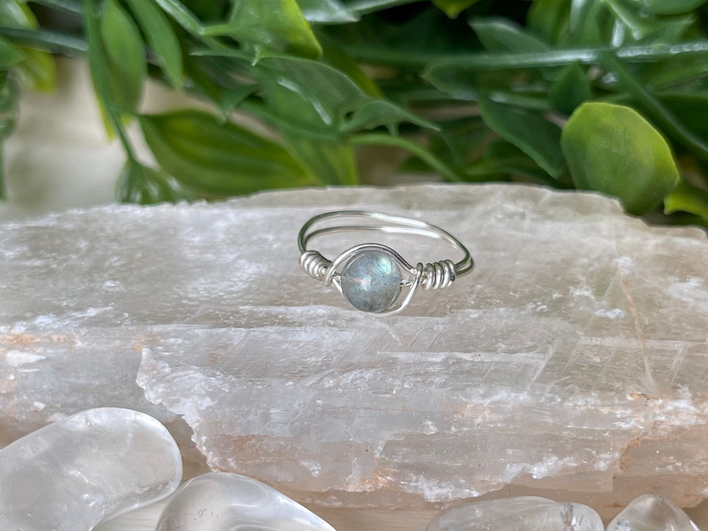 Labradorite | Large Stone Ring